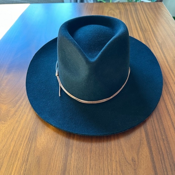 NWOT GIGI PIP Zephyr Rancher in Black / M/L 59 with Triple Strand Band in Brown - Picture 4 of 13